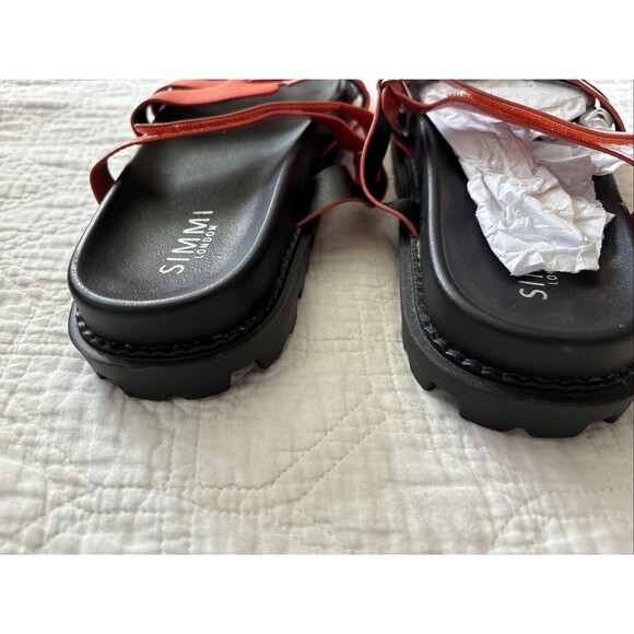 SIMMI LONDON Adelle Chunky Footbed Slide Sandals Women's Size US 11 - Picture 5 of 5